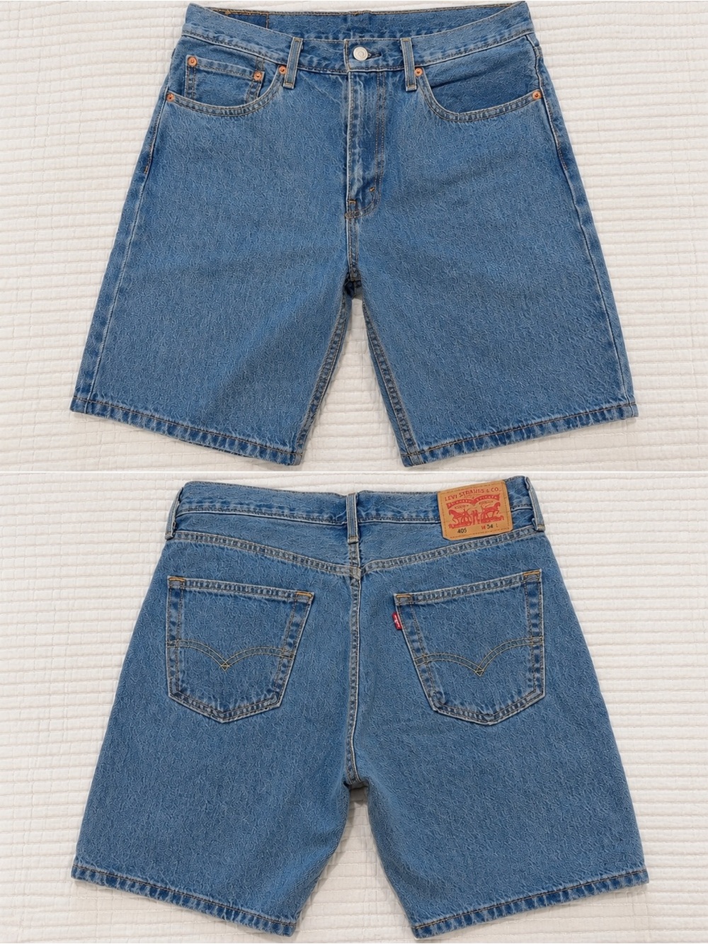 Men's Blue Denim Shorts
